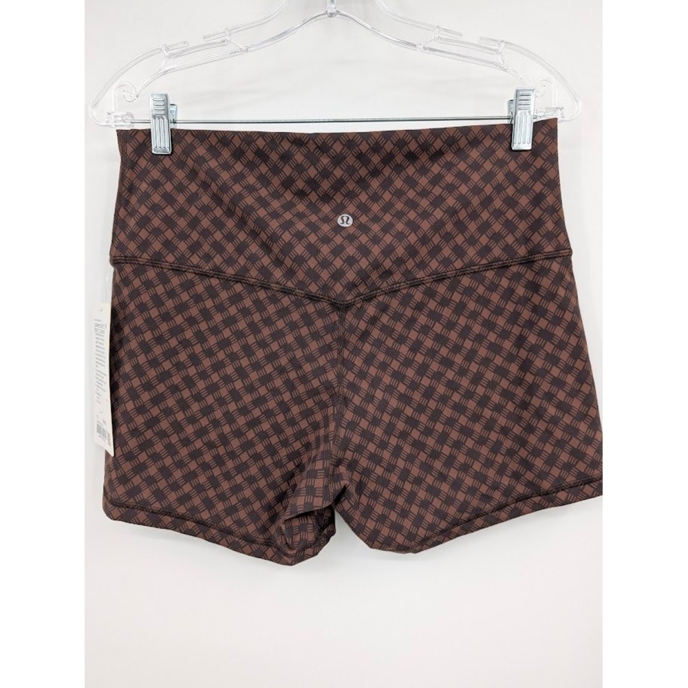 Lululemon Align High Rise Short 4" Jacquard NWT Women's sz 14 - Picture 5 of 5